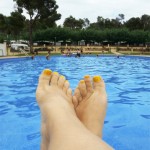 Los pies de madame piscina