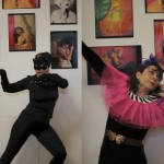 Super gato y una neoyorkina sofisticada le dieron color a la exposición